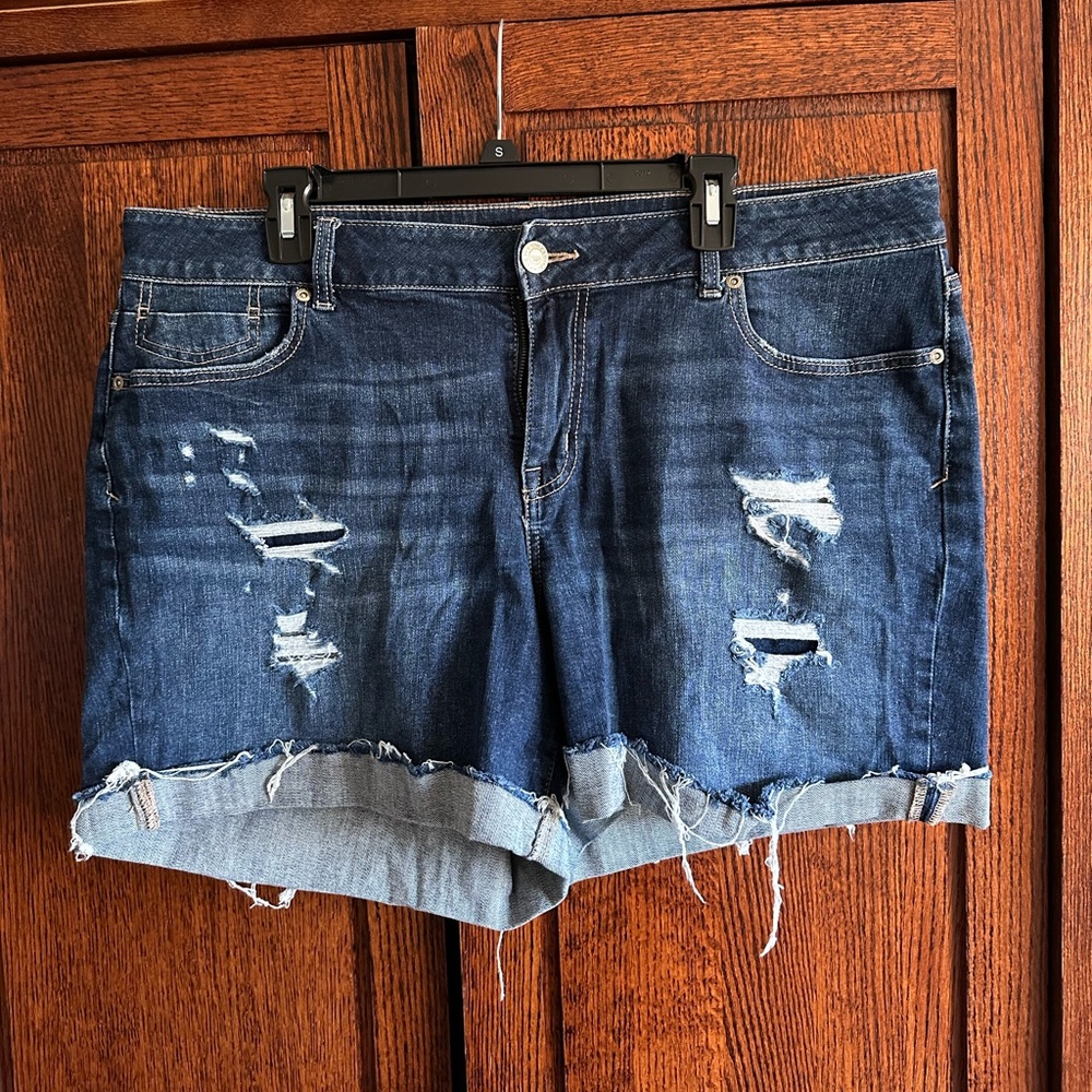 Maurice’s Distressed Denim Shorts